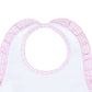 New Beginnings Ruffle Bib - Pink - Magnolia BabyBib
