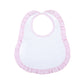 New Beginnings Ruffle Bib - Pink - Magnolia BabyBib