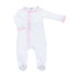 New Beginnings Ruffle Footie - Pink - Magnolia BabyFootie