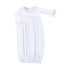 New Beginnings Ruffle Gathered Gown - Pink - Magnolia BabyGown
