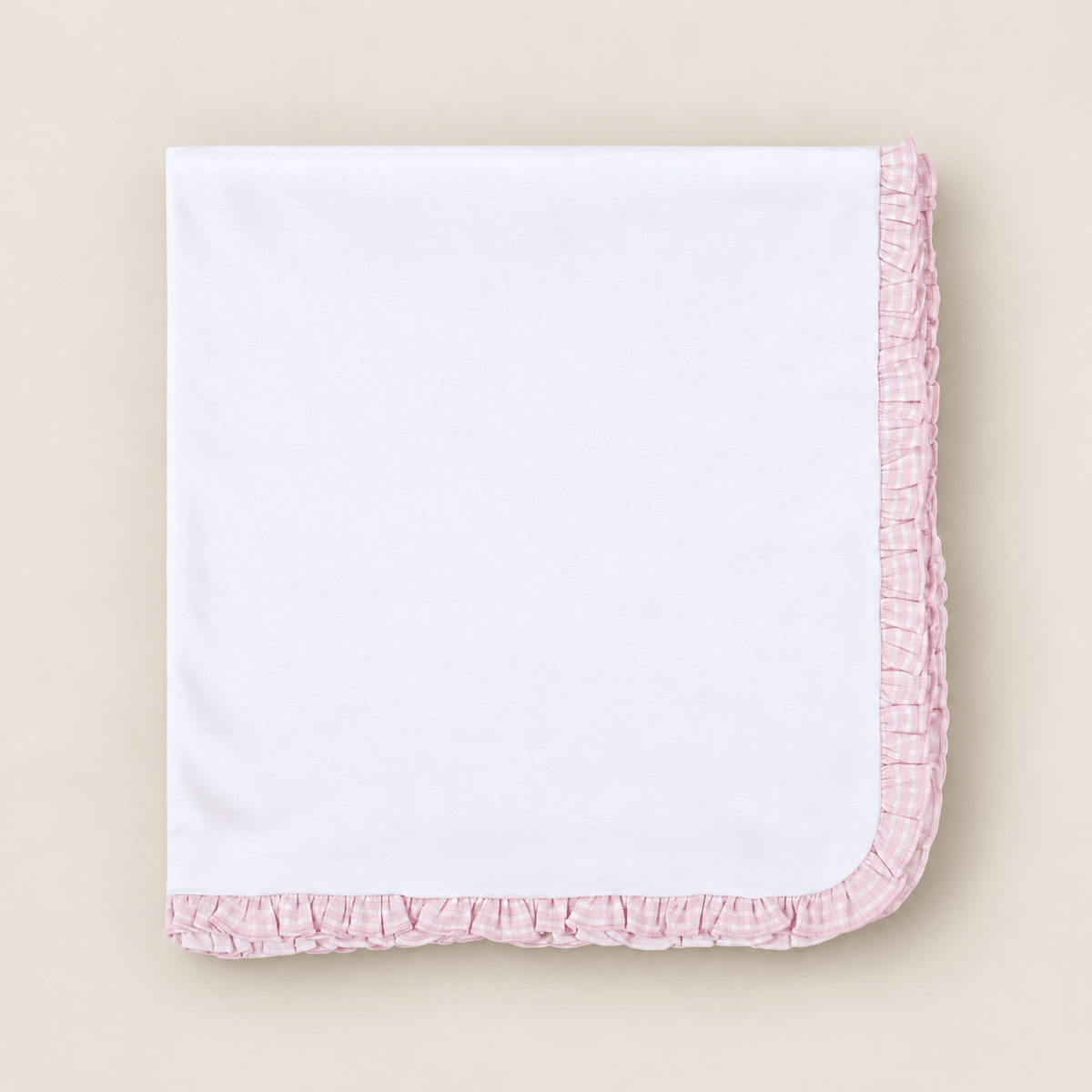 Magnolia Baby_New Beginnings Ruffle Receiving Blanket - Pink_1