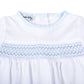 New Beginnings Smocked Footie - Blue - Magnolia BabyFootie