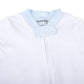New Beginnings Zip Footie - Blue - Magnolia BabyFootie