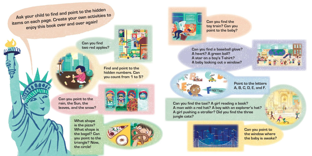 New York Baby Board Book - Magnolia BabyBook