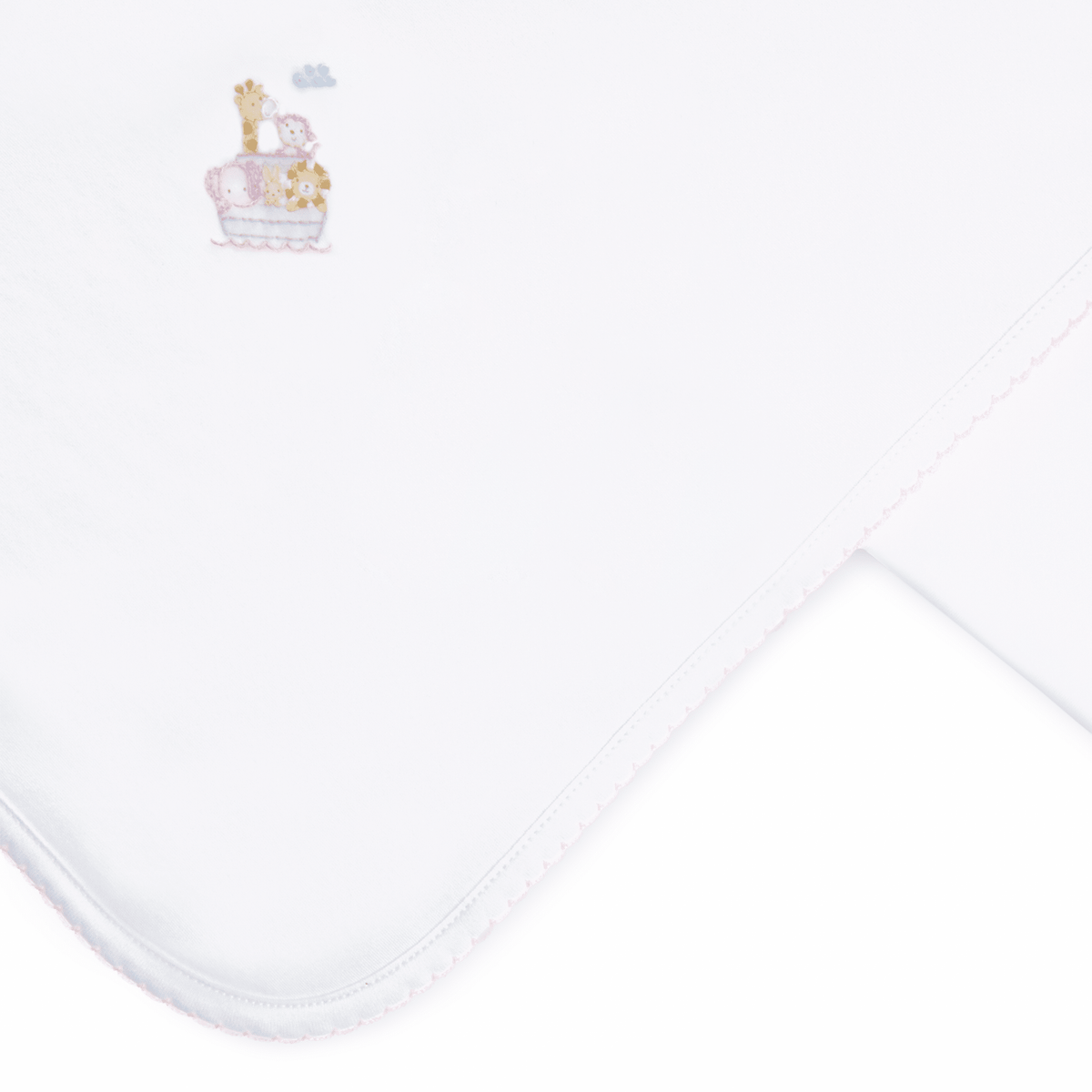 Magnolia Baby_Noah's Ark Receiving Blanket - Pink_3