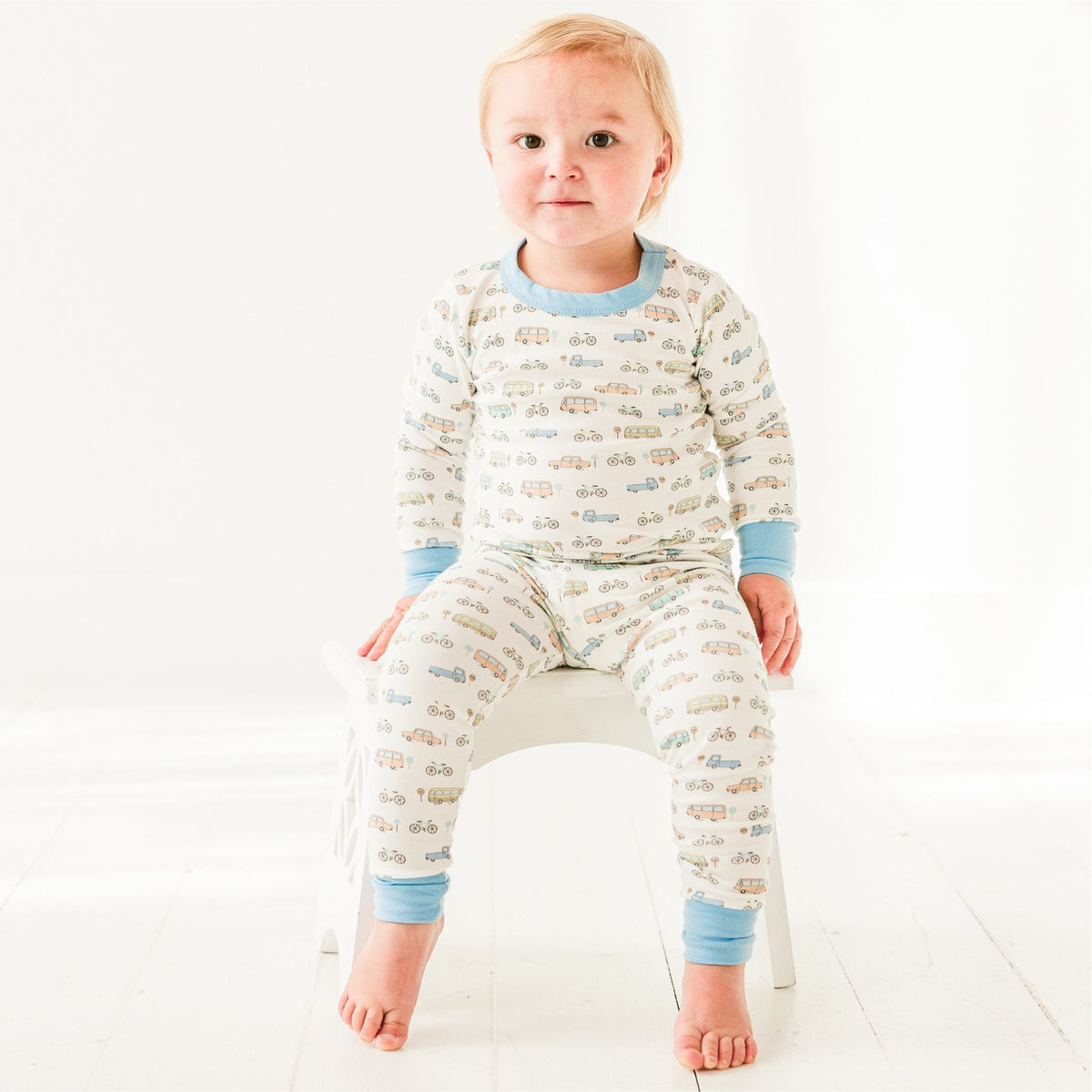 On the Move Long Pajamas - Magnolia BabyLong Pajamas