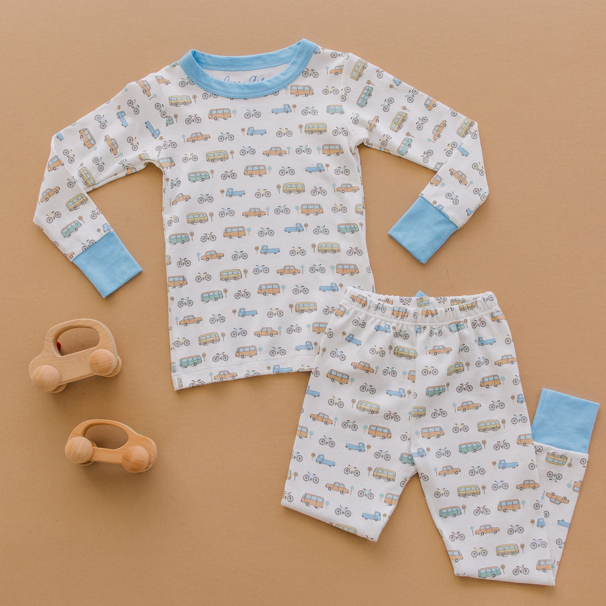 On the Move Long Pajamas - Magnolia BabyLong Pajamas