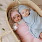 Bleu La La_Organic Cotton Knit Blanket + Hat Gift Set - Blush Pink_3