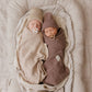 Bleu La La_Organic Cotton Knit Blanket + Hat Gift Set - Oatmeal_3