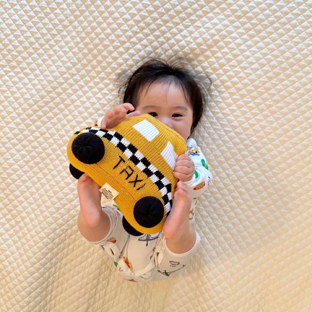 Organic Taxi Stuffed Toy - Medium - Magnolia BabyRattle