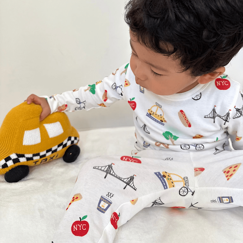 Organic Taxi Stuffed Toy - Medium - Magnolia BabyRattle