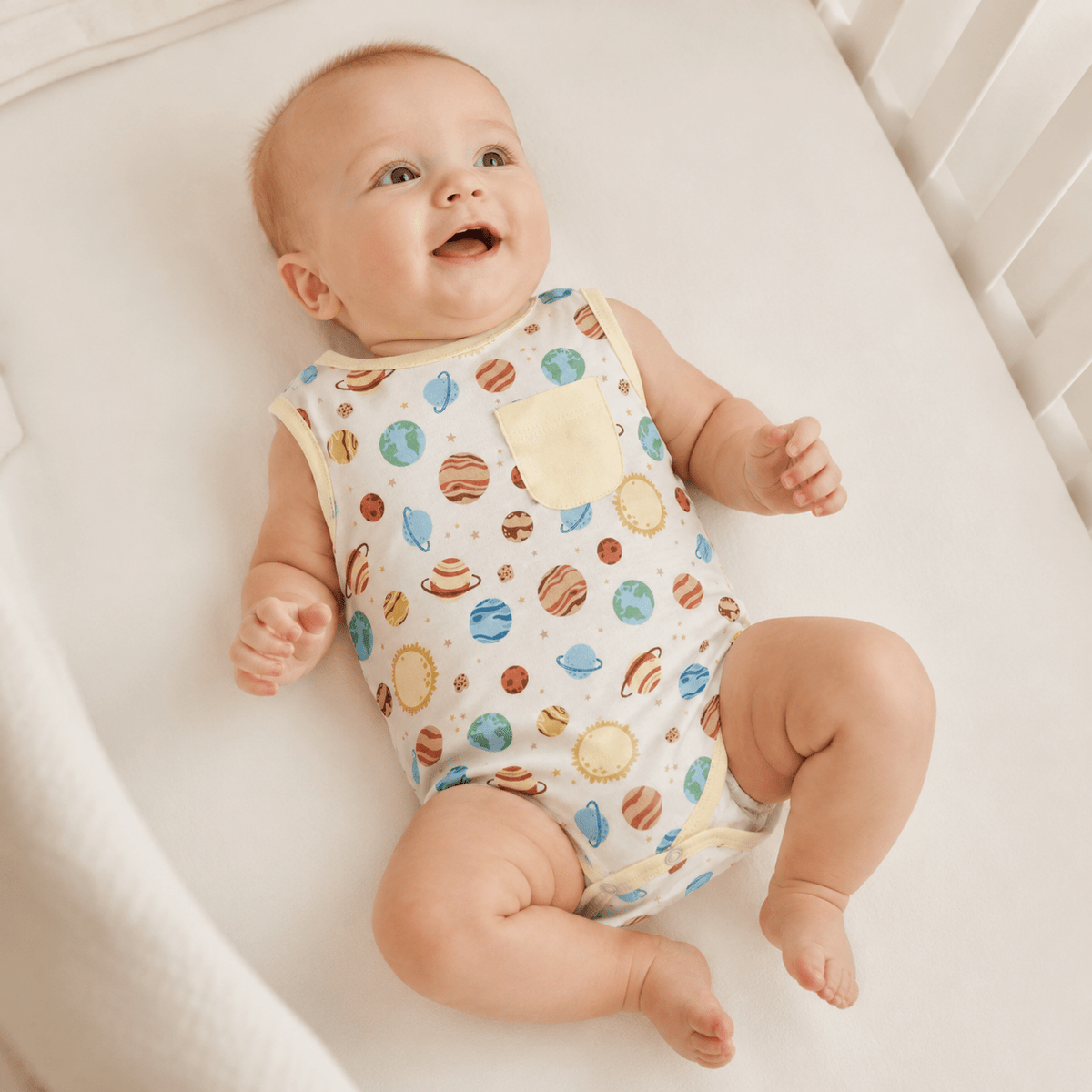 Out of this World Sleeveless Bodysuit - Magnolia BabyBodysuit