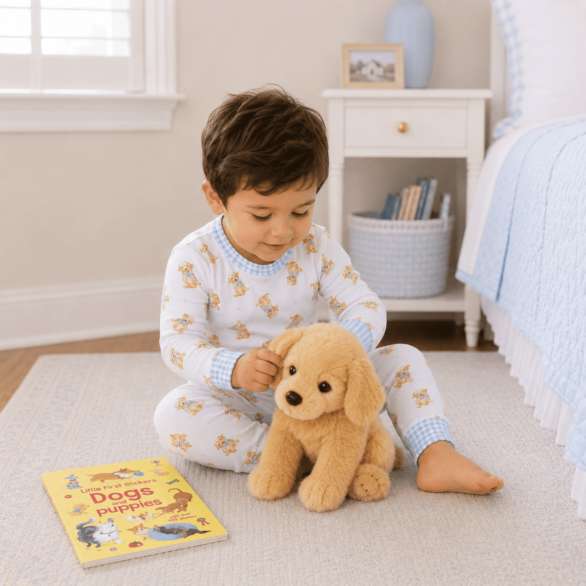 Pajamas Gift Set - Blue Sweet Golden - Magnolia BabyPajamas Gift Set
