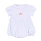 Petit Croissant Embroidered Short Sleeve Bubble - Magnolia BabyBubble