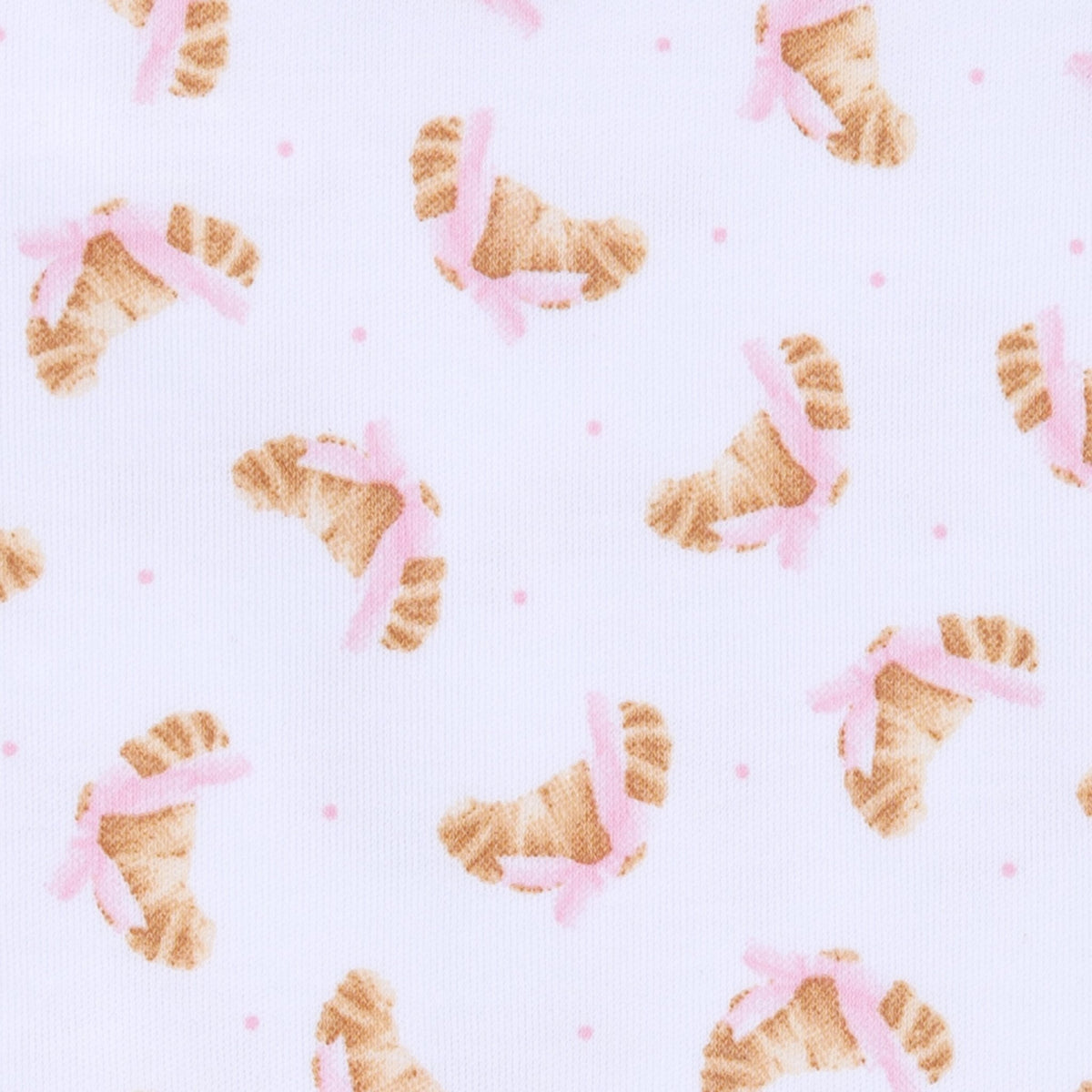 Petit Croissant Long Pajamas - Magnolia BabyLong Pajamas