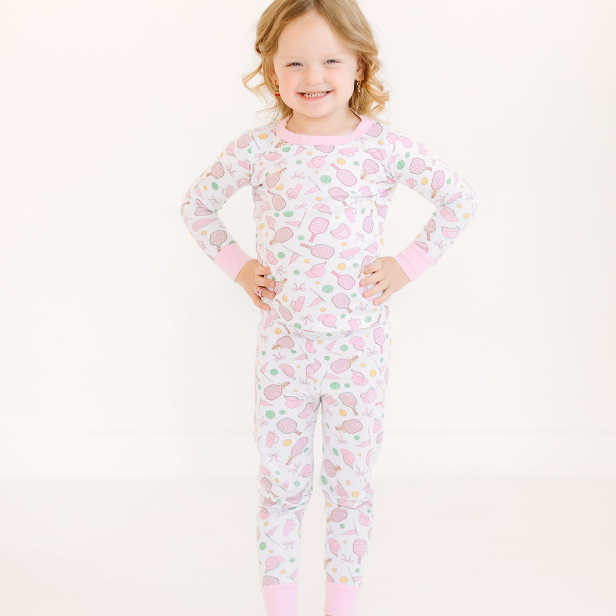 Magnolia Baby_Pickleball Cuties Long Pajamas_5