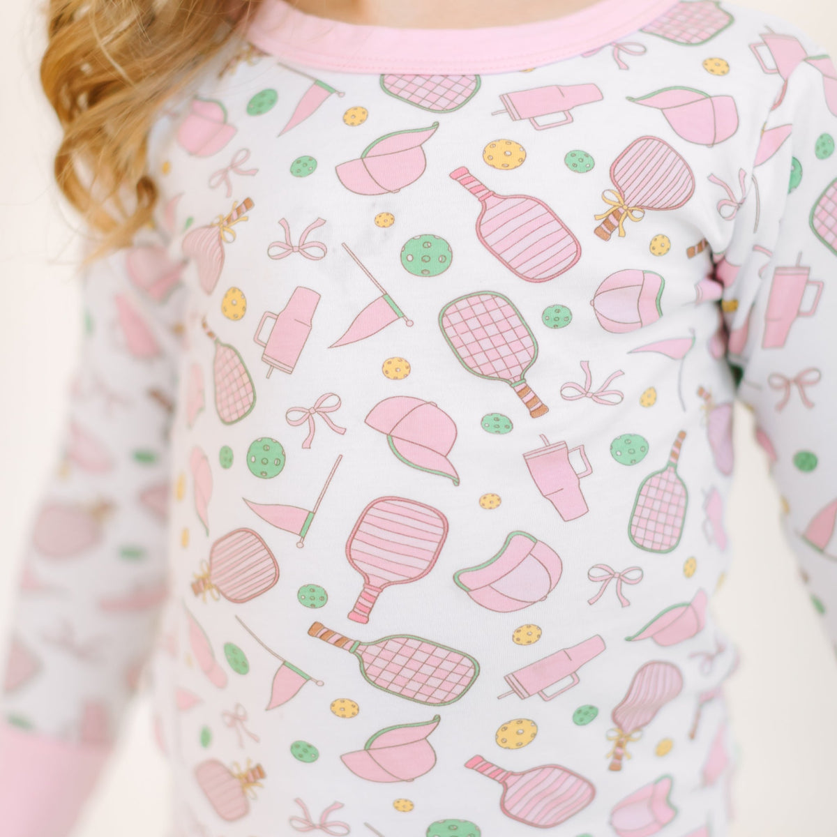 Magnolia Baby_Pickleball Cuties Long Pajamas_2