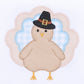 Pilgrim Pals Applique Hat - Light Blue - Magnolia BabyHat