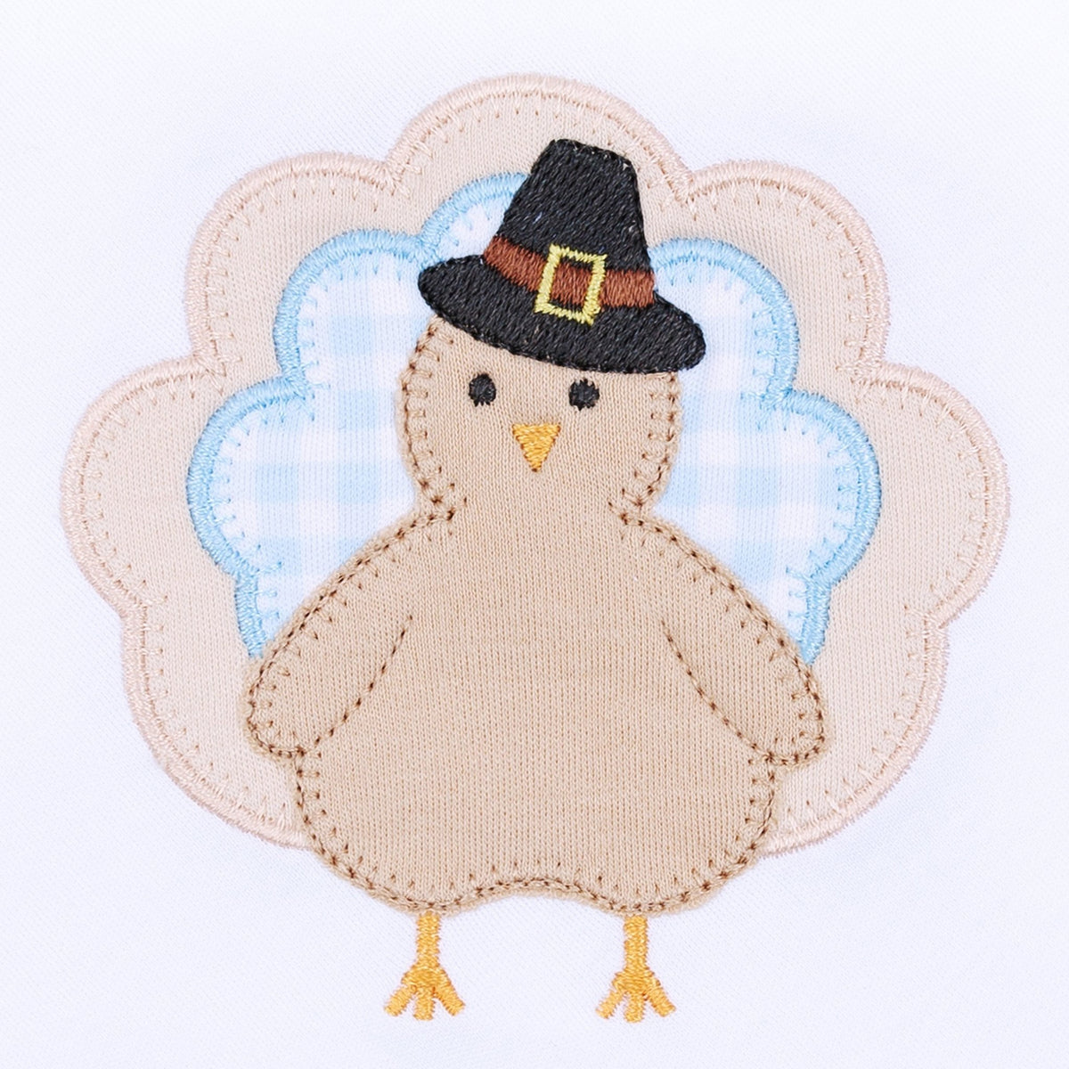 Pilgrim Pals Applique Hat - Light Blue - Magnolia BabyHat