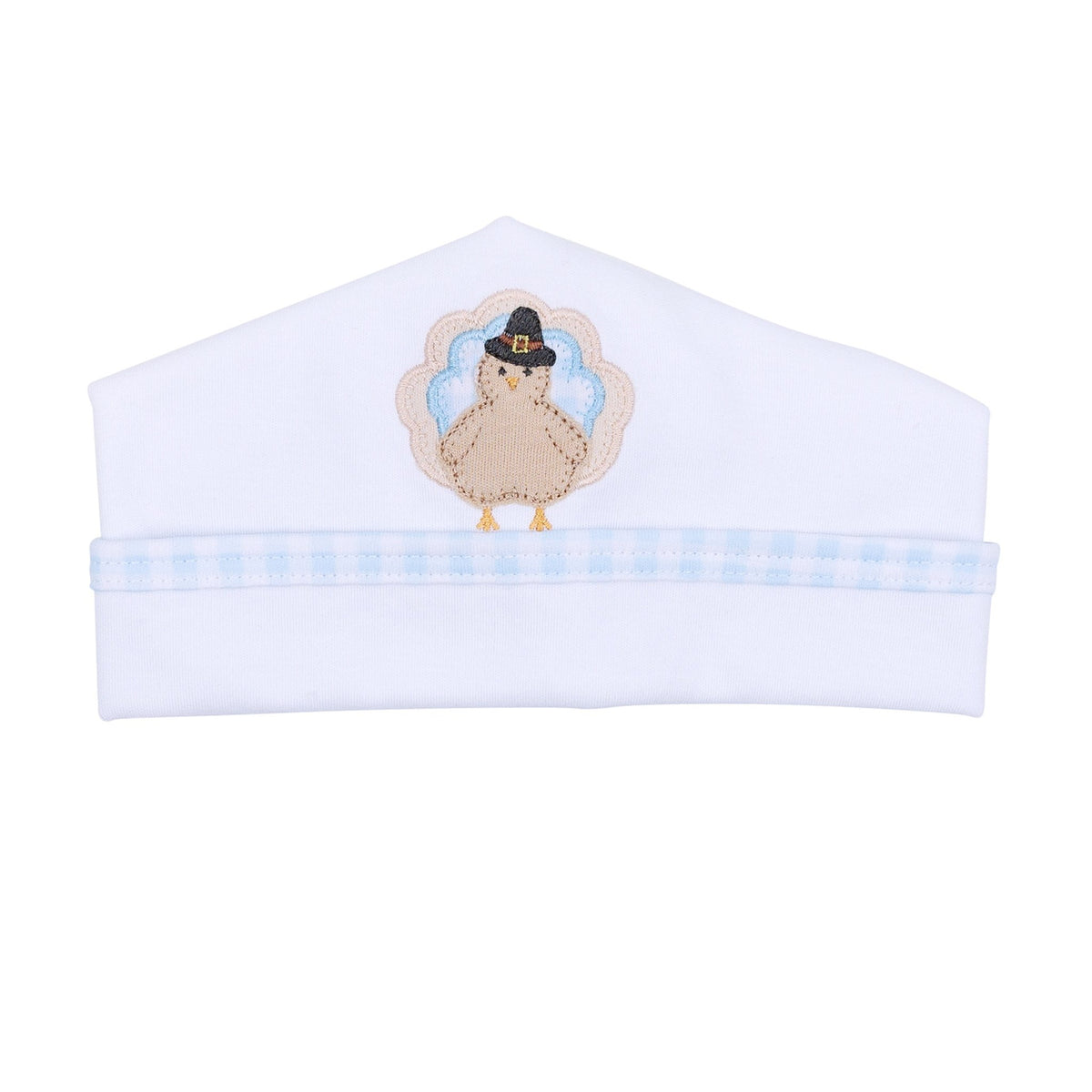 Pilgrim Pals Applique Hat - Light Blue - Magnolia BabyHat