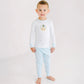 Pilgrim Pals Applique Long Pajamas - Light Blue - Magnolia BabyLong Pajamas