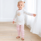Magnolia Baby_Pilgrim Pals Applique Long Pajamas - Pink_3