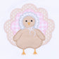 Pilgrim Pals Applique Long Pajamas - Pink - Magnolia BabyLong Pajamas