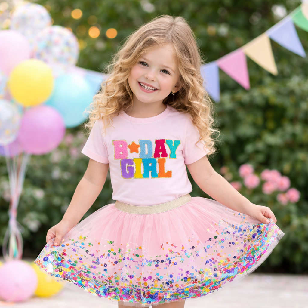 Pink Confetti Tutu Skirt - Magnolia BabyTutu