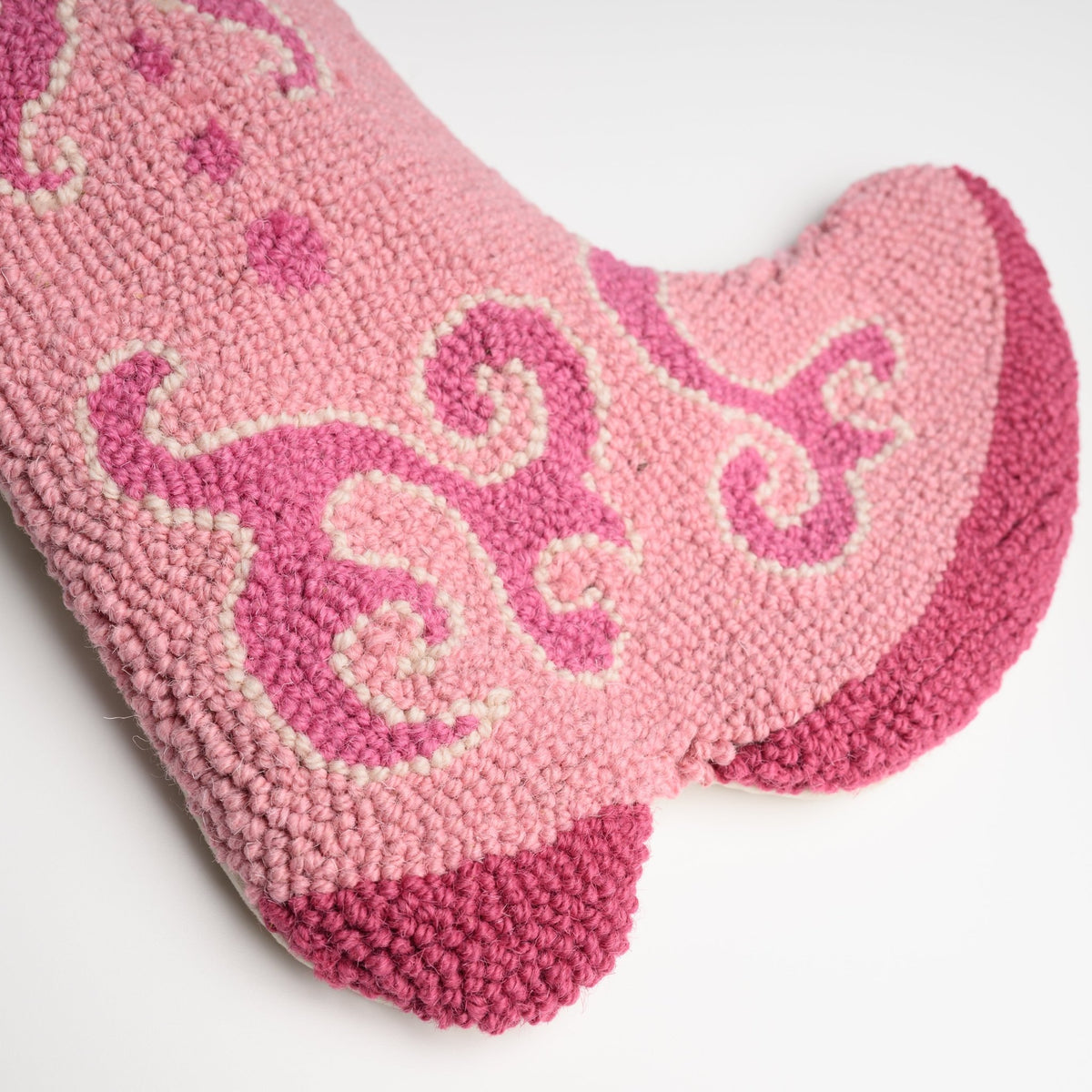 Pink Cowboy Boot Hook Stocking - Magnolia BabyStocking