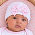Magnolia Baby_Pink Stripe Bow Hat_1