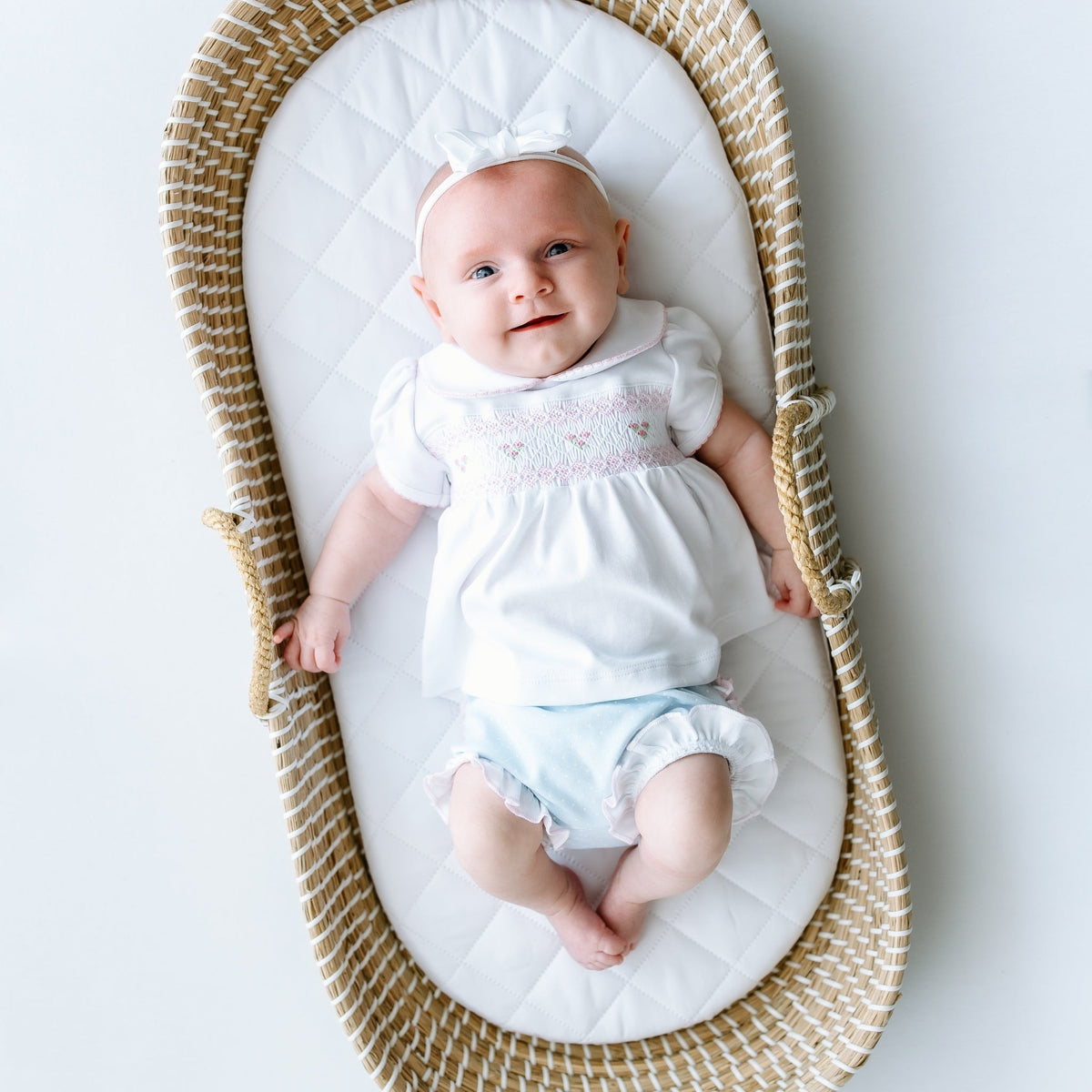 Piper's Classics Smocked Diaper Cover Set - Magnolia BabyDiaper Cover