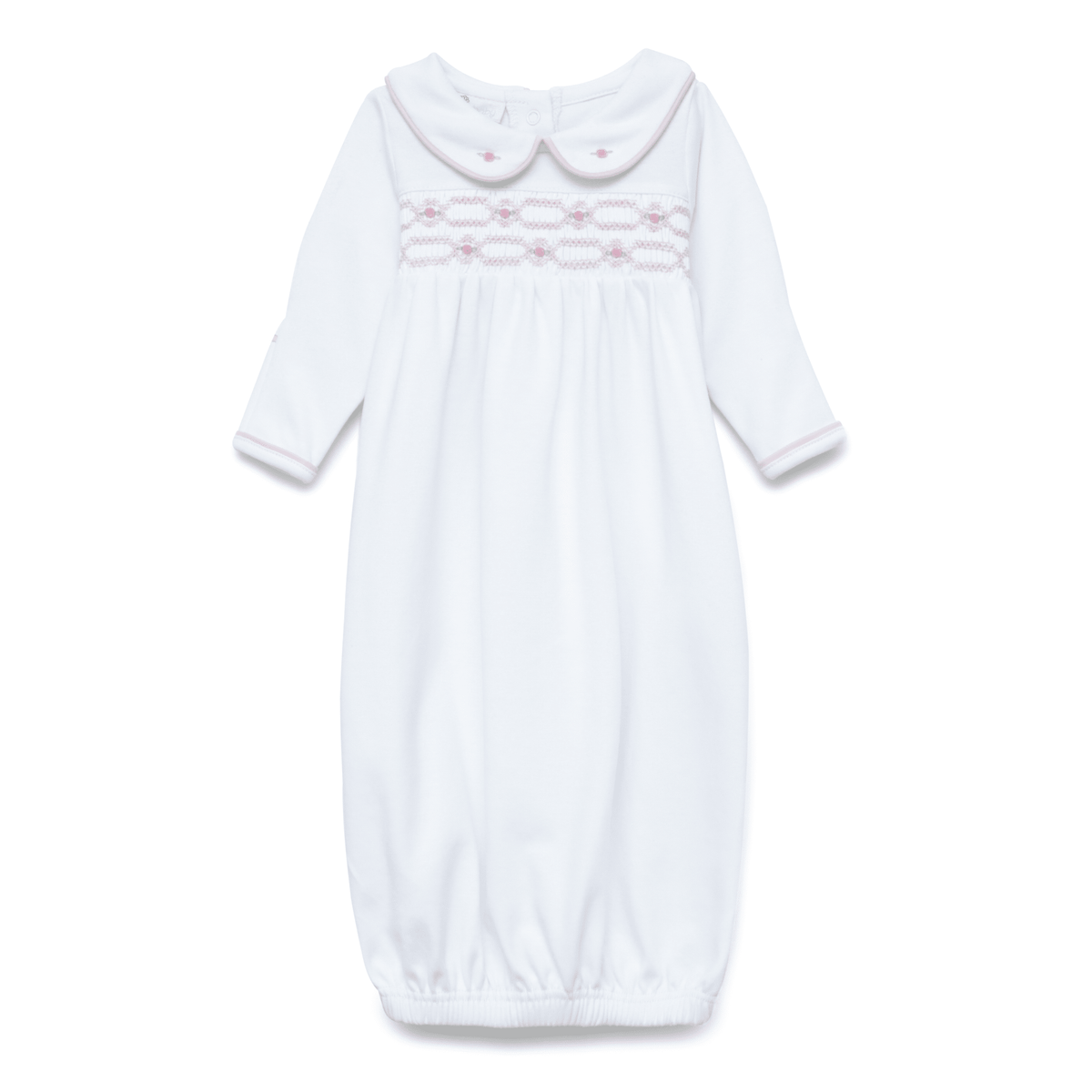 Magnolia Baby_Poppy Smocked Gathered Gown_1