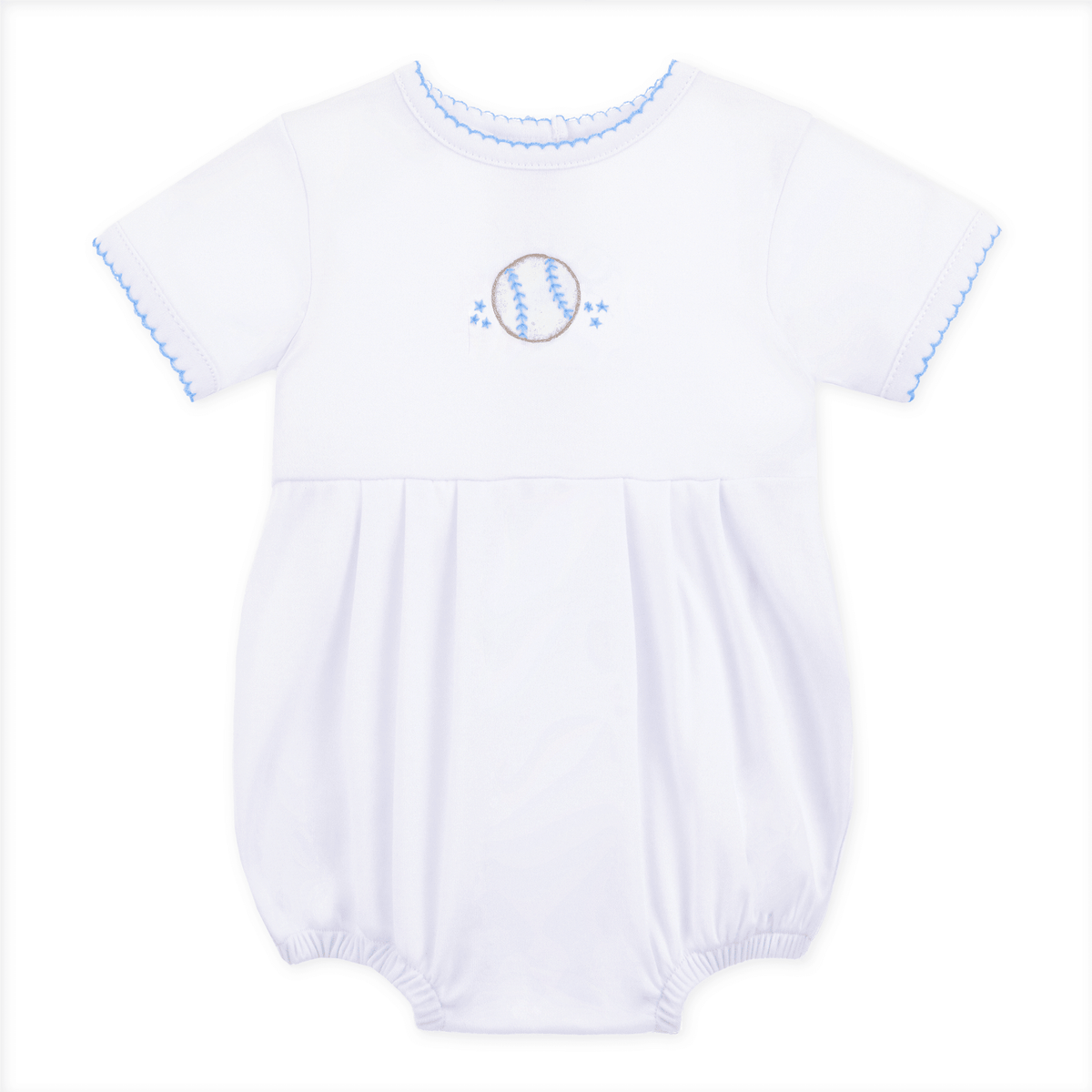 Precious Lil' Sluggers Embroidered Bubble - Light Blue - Magnolia BabyBubble