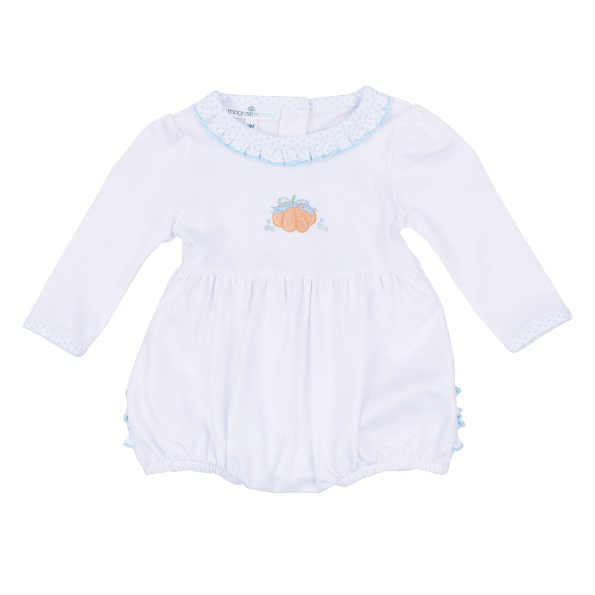 Magnolia Baby_Prettiest in the Patch Hand-Embroidered Long Sleeve Bubble_2