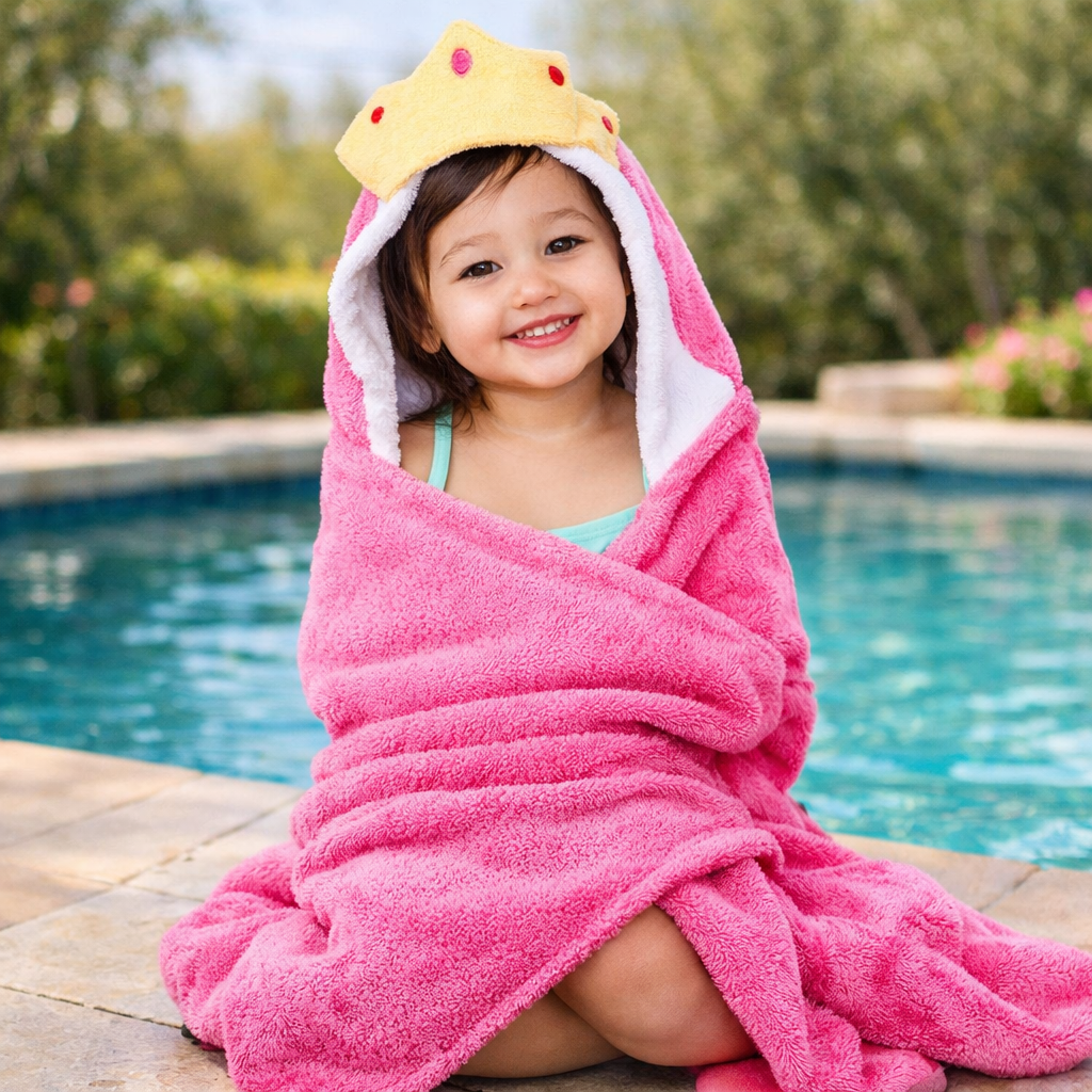 Princess Hooded Towel - Magnolia BabyHooded Towel
