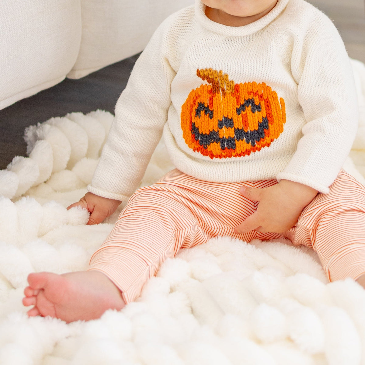 Luna and Arlo_Pumpkin and Boo Pullover Sweater_5