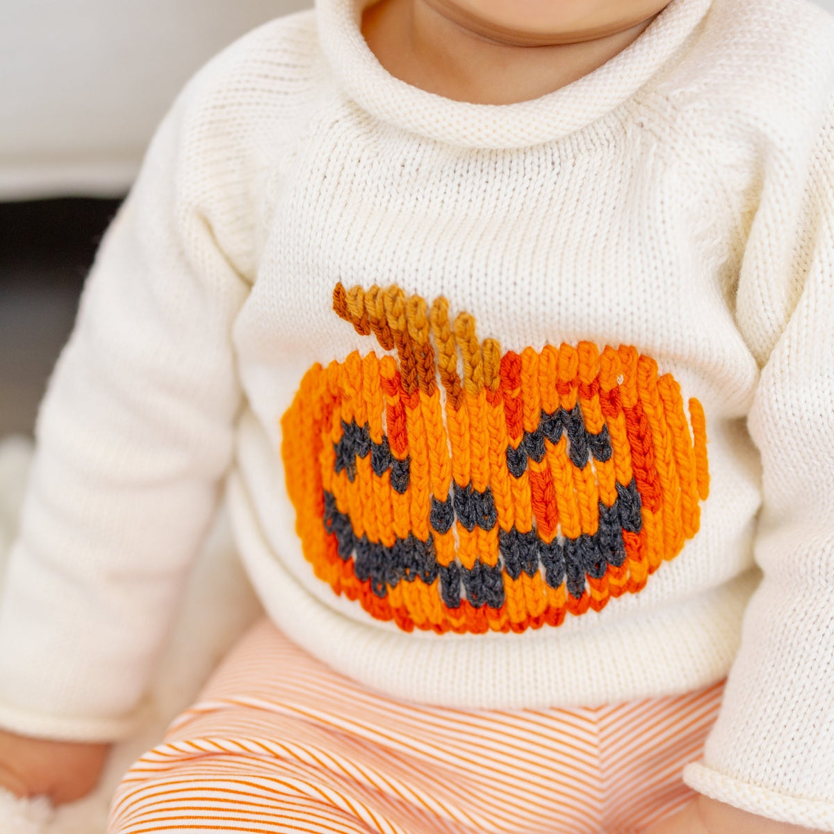 Luna and Arlo_Pumpkin and Boo Pullover Sweater_2