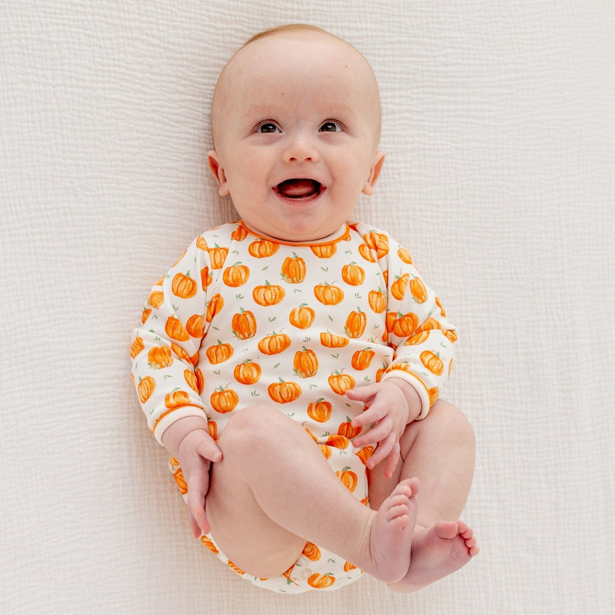 Luna and Arlo_Pumpkin Grove Long Sleeve Boy Bubble_1