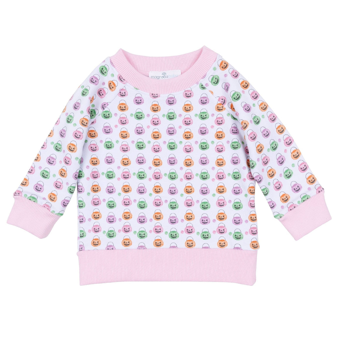 Magnolia Baby_Pumpkin Party Sweatshirt - Pink_1