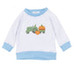 Magnolia Baby_Pumpkin Tractor Applique Pullover Sweatshirt - Light Blue_2