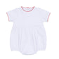 Red and White Essentials Short Sleeve Bubble - Magnolia BabyBubble