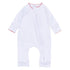Red and White Essentials Zip Playsuit - Magnolia BabyPlaysuit