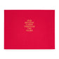 Red Holiday Card Book - Magnolia BabyBook