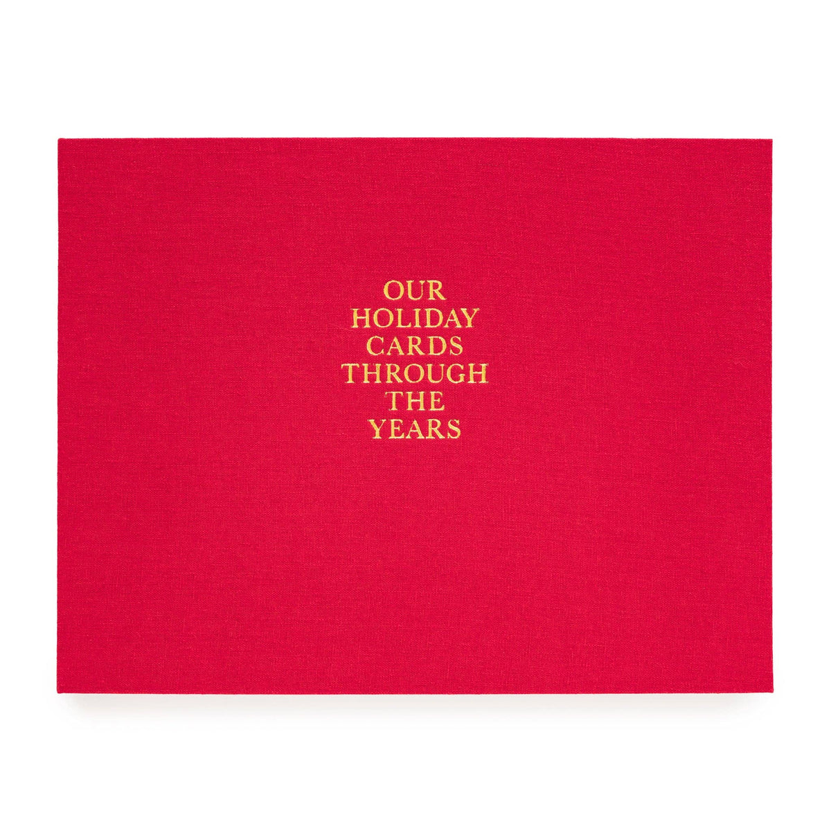 Red Holiday Card Book - Magnolia BabyBook