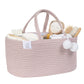 Rope Diaper Caddy - Rustic Pink - Magnolia BabyDiaper Bag
