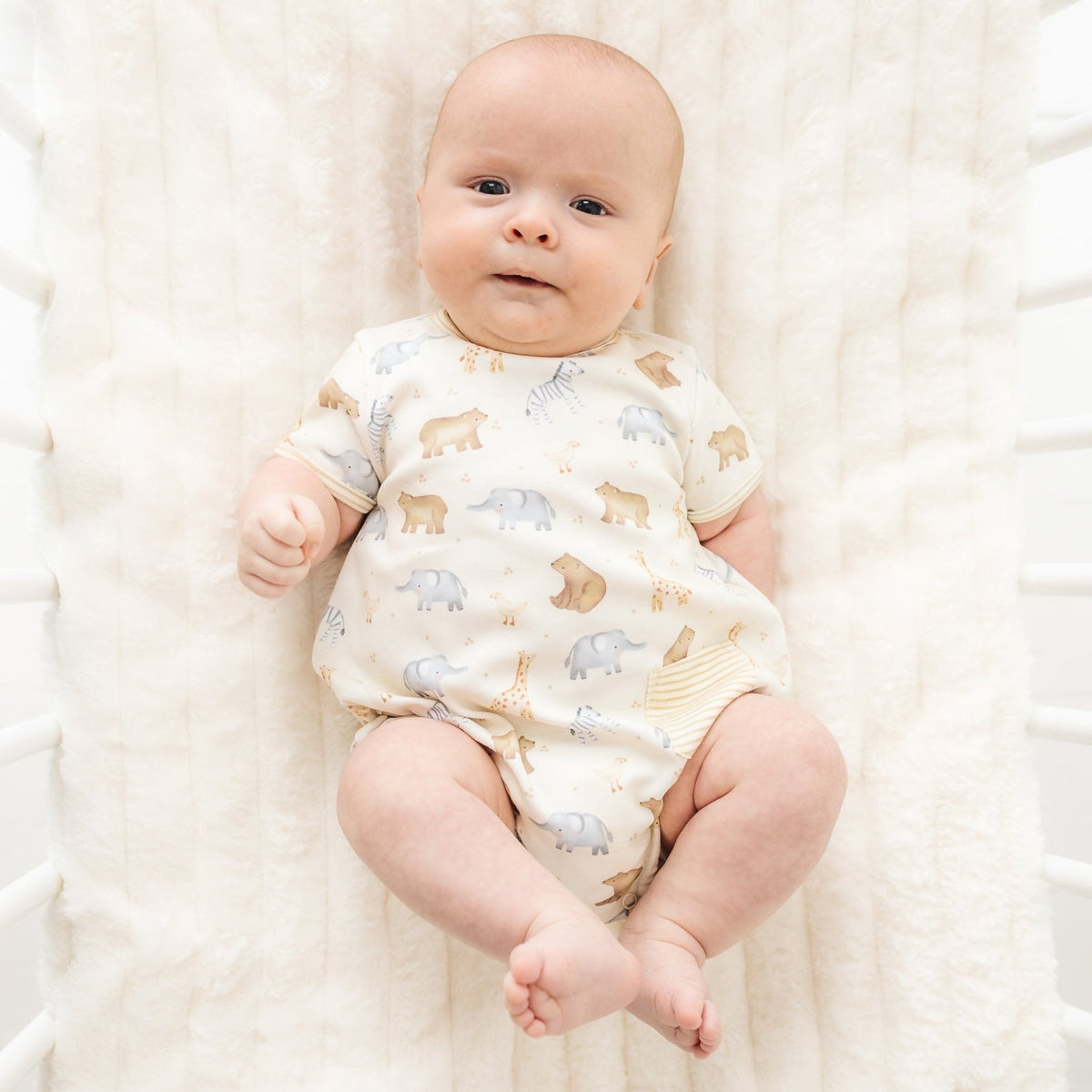 Safari Short Sleeve Bubble - Magnolia BabyBubble