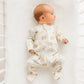 Safari Zip Footie - Magnolia BabyFootie