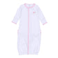 Santa Baby Embroidered Ruffle Converter - Pink - Magnolia BabyConverter Gown
