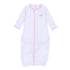 Santa Baby Embroidered Ruffle Converter - Pink - Magnolia BabyConverter Gown