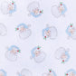 Santa Baby Print Hat - Light Blue - Magnolia BabyHat
